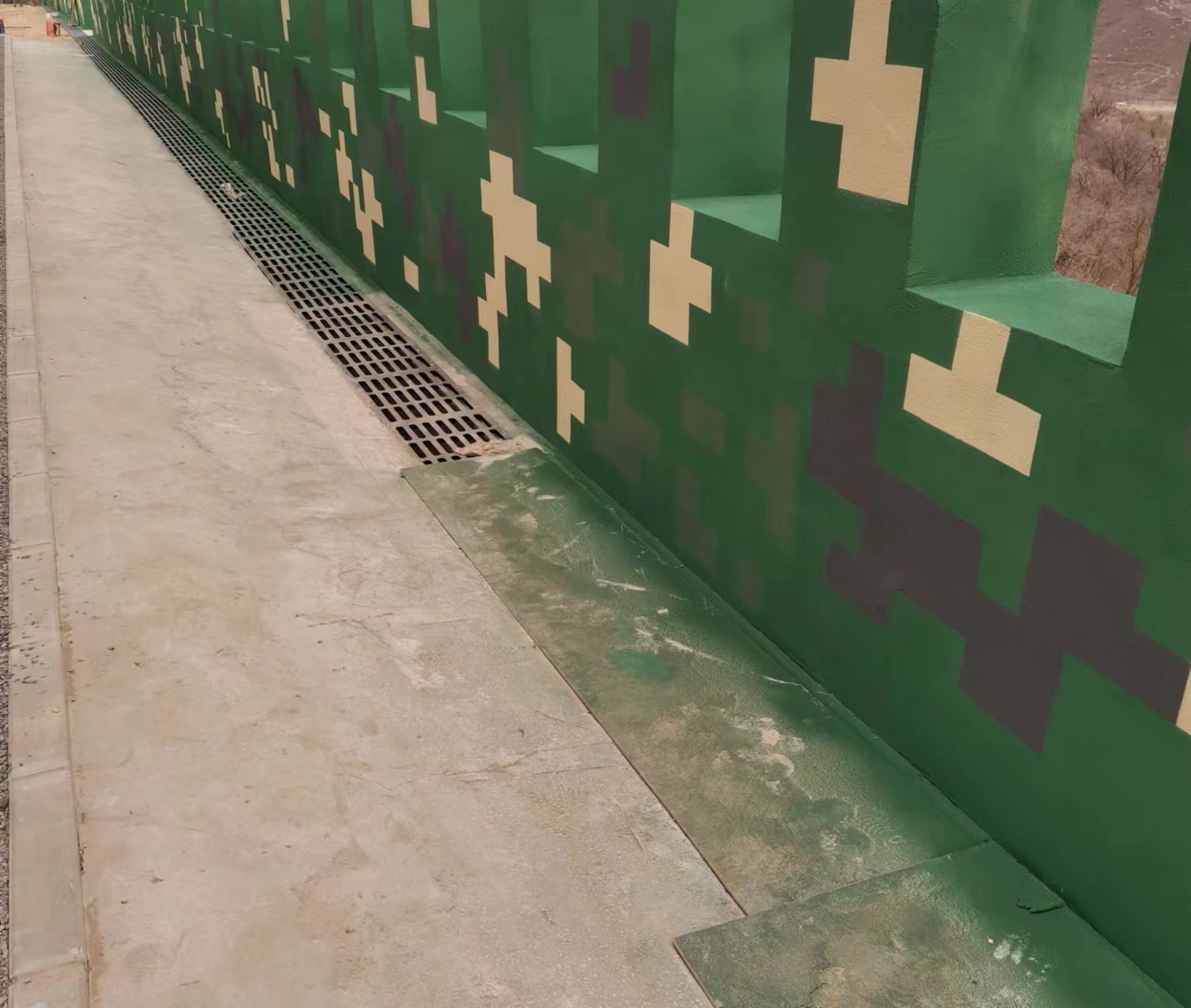 中卫围墙迷彩喷涂,数迷彩漆